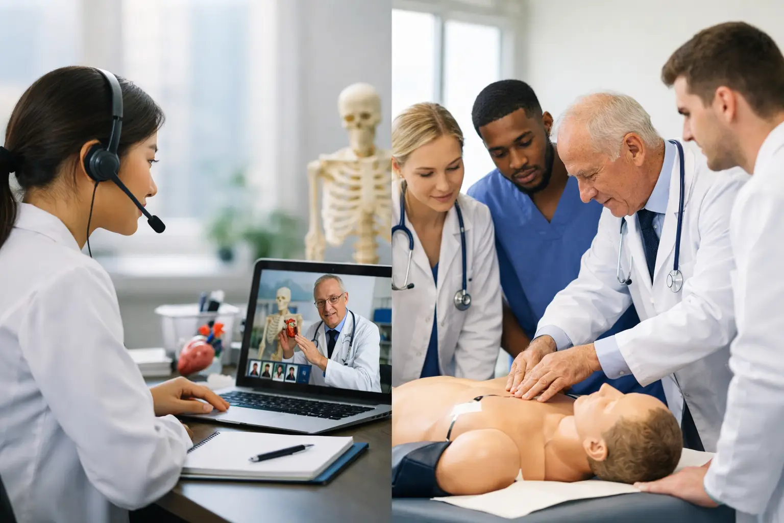 Online vs In Person Medical Education